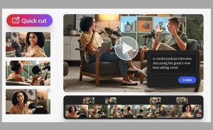 ابزار جدید ویرایش ویدیوی هوش مصنوعی ادوبی، کلیپ‌ها را به پیش‌نویس اولیه تبدیل می‌کند