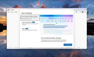 برنامه Notepad ویندوز سرانجام به پشتیبانی از تصاویر مجهز می‌شود