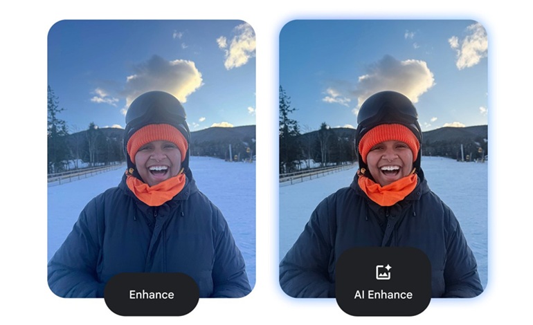 ویژگی AI Enhance در گوگل Photos برای تمام کاربران فعال شد