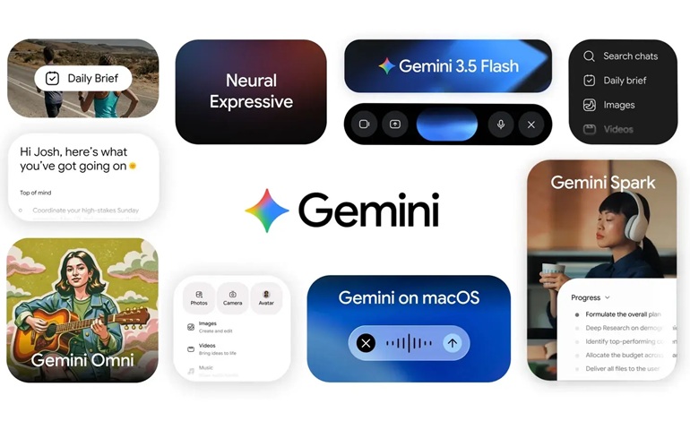 گوگل از طراحی جدید و عامل‌های هوشمند برای Gemini و Android Halo خبر داد