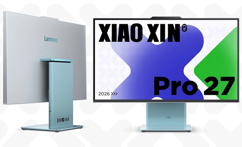 لنوو از دسکتاپ Xiaoxin Pro 27 2026 با تراشه اینتل Core Ultra رونمایی کرد