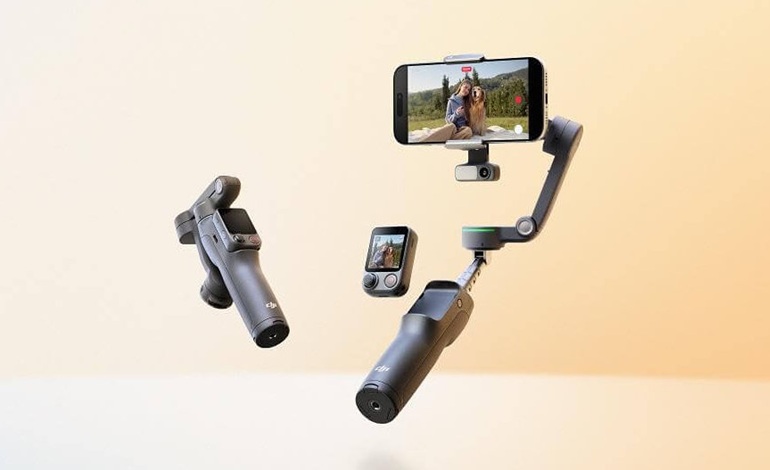 عرضه گیمبال گوشی هوشمند DJI Osmo Mobile 8P با کنترل از راه دور جداشدنی