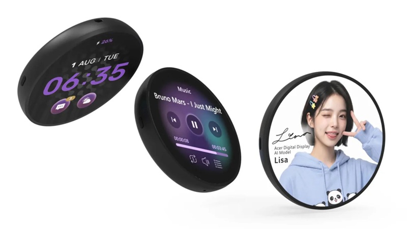 ایسر Aspire Badge یک نمایشگر پوشیدنی است که در مواقع اضطراری نیز دو نقش را ایفا می‌کند