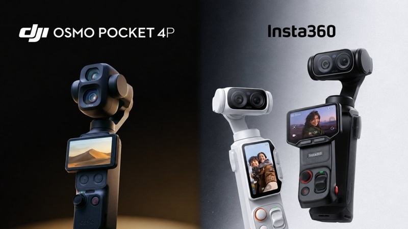 مقایسه Insta360 Luna Ultra و DJI Osmo Pocket 4: نبرد دوربین‌های جیبی 2026