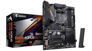 گیگابایت مادربرد B550 AORUS Elite WiFi7 با سوکت AM4 را معرفی کرد