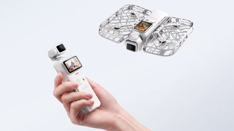 HoverAir Versa معرفی شد: ترکیبی خلاقانه از دوربین گیمبال جیبی و پهپاد
