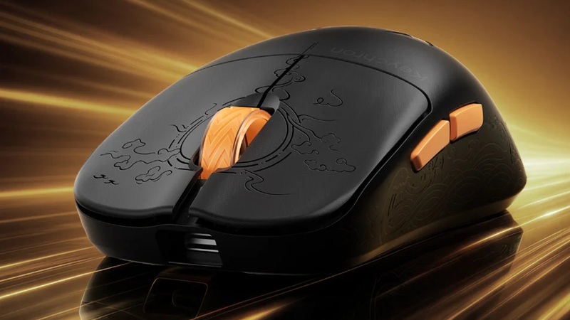 عرضه ماوس گیمینگ Keychron با بدنه فیبرکربنی و سنسور PixArt PAW3950
