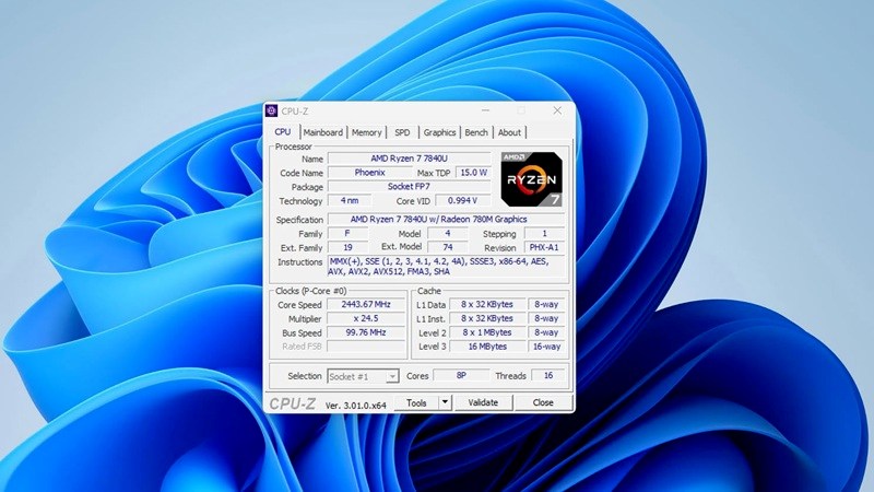 CPUID از نسخه 3.01 نرم‌افزار CPU-Z با اعتبارسنج جدید رونمایی کرد
