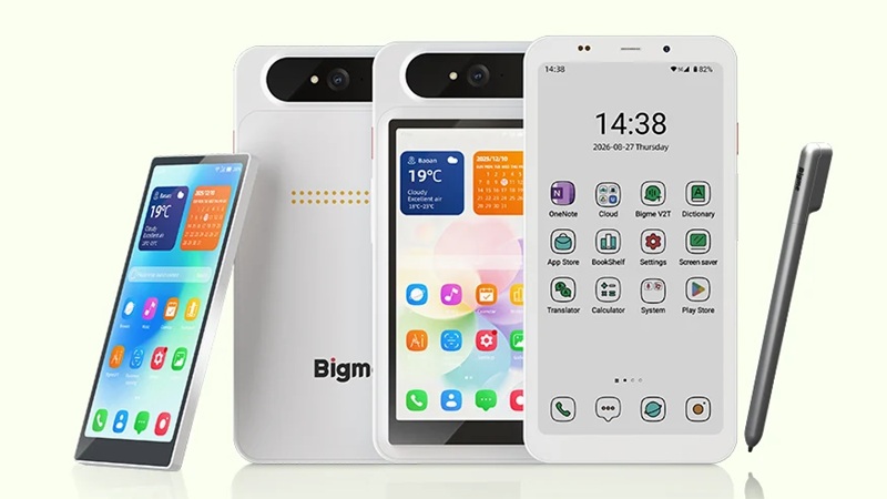 Bigme HiBreak Dual 3 به‌عنوان اولین گوشی E Ink 85FPS جهان عرضه شد