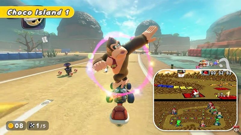 بازی Mario Kart World چندین مسیر از نسخه اصلی SNES را دریافت می‌کند