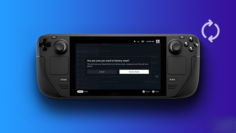 چگونه Steam Deck را به تنظیمات کارخانه بازگردانیم؟