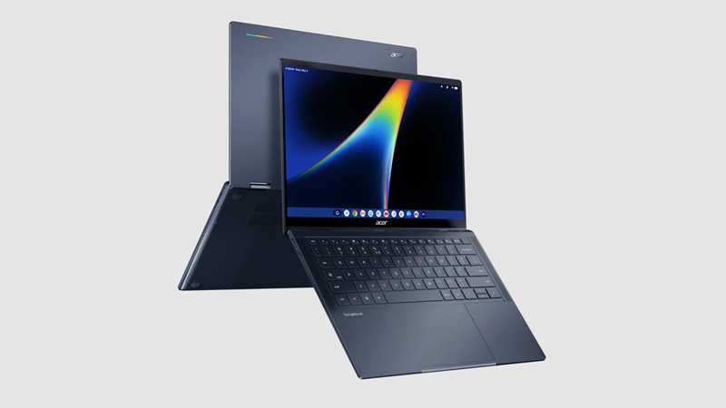 ایسر از نخستین Googlebook خود رونمایی کرد