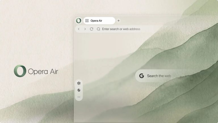 اپرا مرورگر مینیمالیستی Air را با طراحی تازه بازطراحی کرد