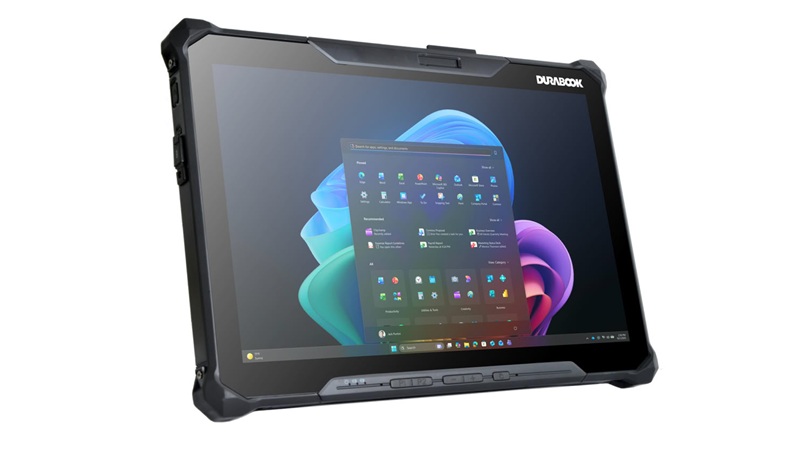 Durabook از تبلت جان‌سخت R12 با پلتفرم هوش مصنوعی لبه‌ای فعال رونمایی کرد