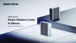 معرفی NAS تمام‌فلش Minisforum S5 با 5 جایگاه SSD و امکانات هوش مصنوعی