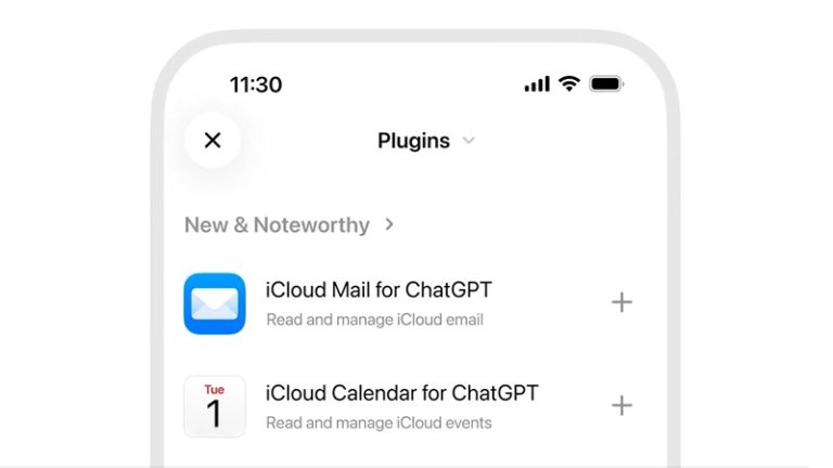 ChatGPT حالا با سرویس های iCloud Mail و Calendar کار می کند
