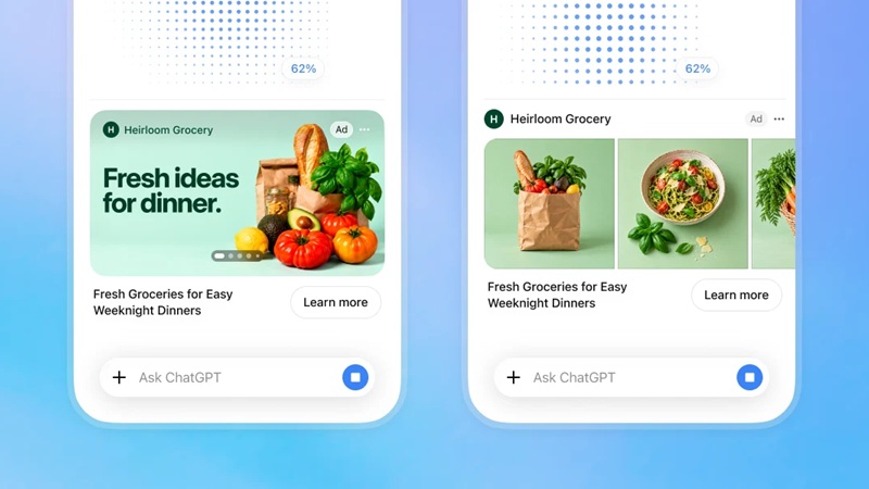 OpenAI تبلیغات بیشتری را به ChatGPT اضافه می‌کند
