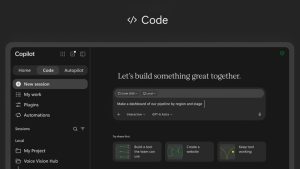 مایکروسافت عرضه تدریجی Copilot Code را برای ساخت اپلیکیشن با زبان طبیعی آغاز کرد
