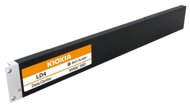 Kioxia از SSD مبتنی بر QLC با فرم‌فاکتور E1.L ویژه مراکز داده بزرگ رونمایی کرد