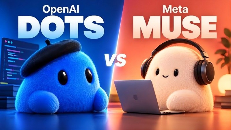 مقایسه OpenAI Dot و Meta Muse: این دو عامل هوش مصنوعی چه تفاوت‌هایی با یکدیگر دارند؟