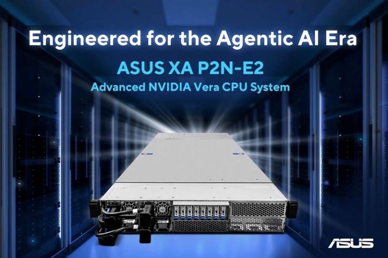 ایسوس از سرور XA P2N-E2 مجهز به پردازنده NVIDIA Vera رونمایی کرد